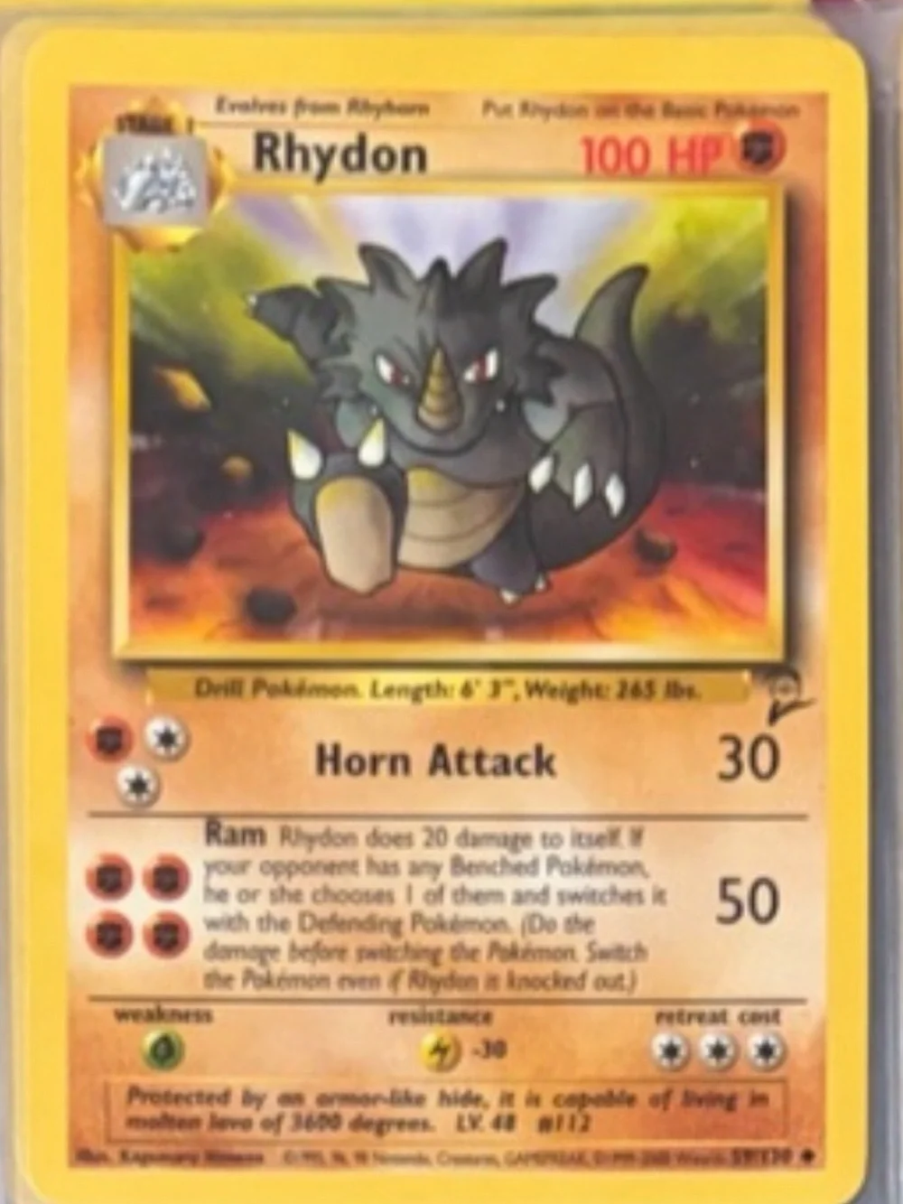 Vintage 90s pokemon Assorted Trading Cards - Yellow-Edged Collector Set